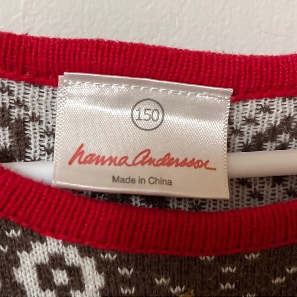 HANNA ANDERSSON FAIRISLE SWEATER DRESS